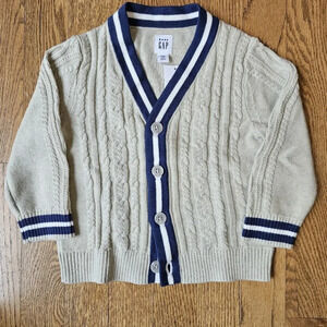 NWT Gap baby boy button-up cardigan size 18-24M